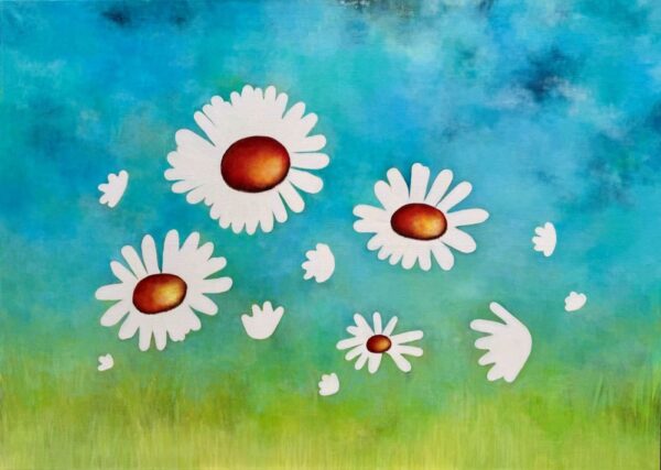 Daisies in the sky